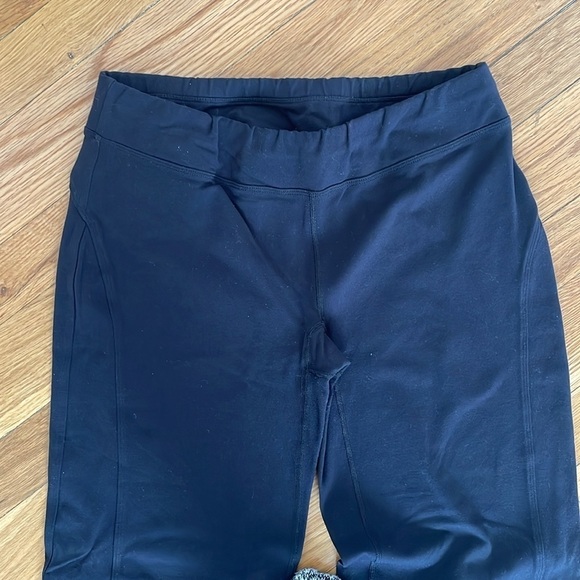 Lucy Black Women M Petite MP Wide Leg Track Athletic Lounge Gym Pants - Picture 2 of 6